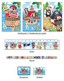 Pirate Five Piece Stationery Set - Anilas UK