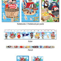 Pirate Five Piece Stationery Set - Anilas UK