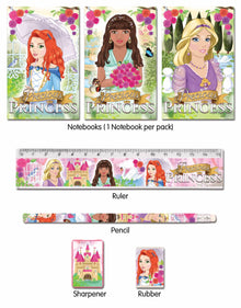 Princess Five Piece Stationery Set - Anilas UK