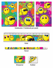 Smiley Five Piece Stationery Set - Anilas UK
