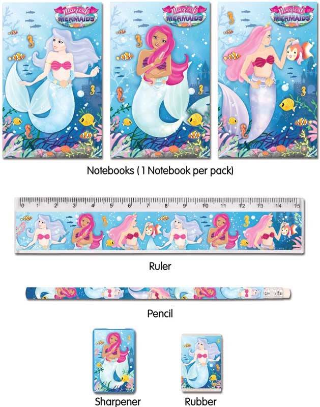 Mermaid Five Piece Stationery Set - Anilas UK