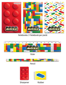 Bricks Five Piece Stationery Set - Anilas UK