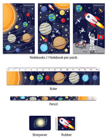 Space Five Piece Stationery Set - Anilas UK