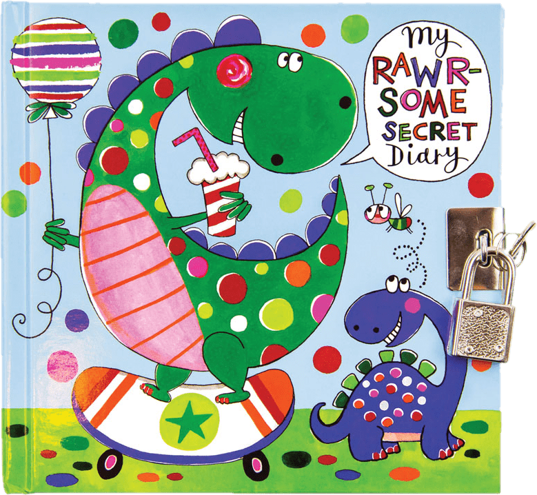 Rawr-Some Dinosaur Secret Diary by Rachel Ellen Designs - Anilas UK