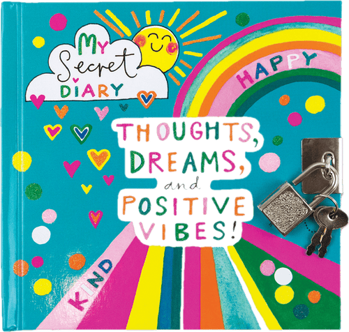 Positive Vibes Secret Diary by Rachel Ellen Designs - Anilas UK