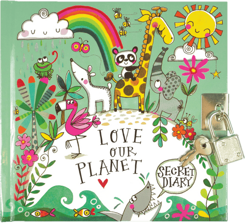 Love Our Planet Secret Diary by Rachel Ellen Designs - Anilas UK