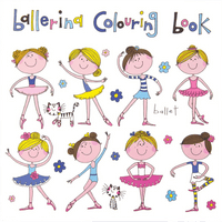 Ballerina Colouring Book by Rachel Ellen Designs - Anilas UK