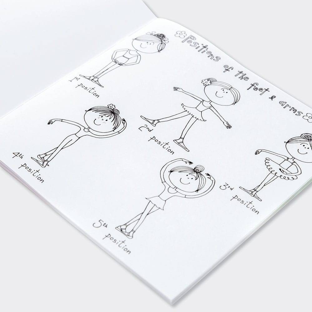 Ballerina Colouring Book by Rachel Ellen Designs - Anilas UK
