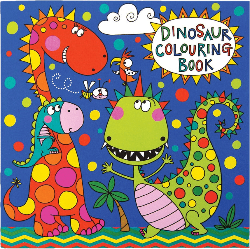Dinosaur Colouring Book by Rachel Ellen Designs - Anilas UK