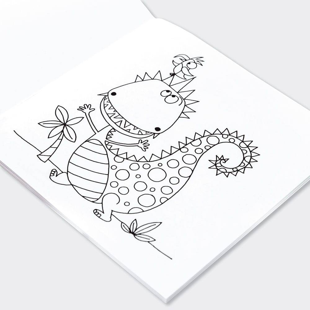 Dinosaur Colouring Book by Rachel Ellen Designs - Anilas UK
