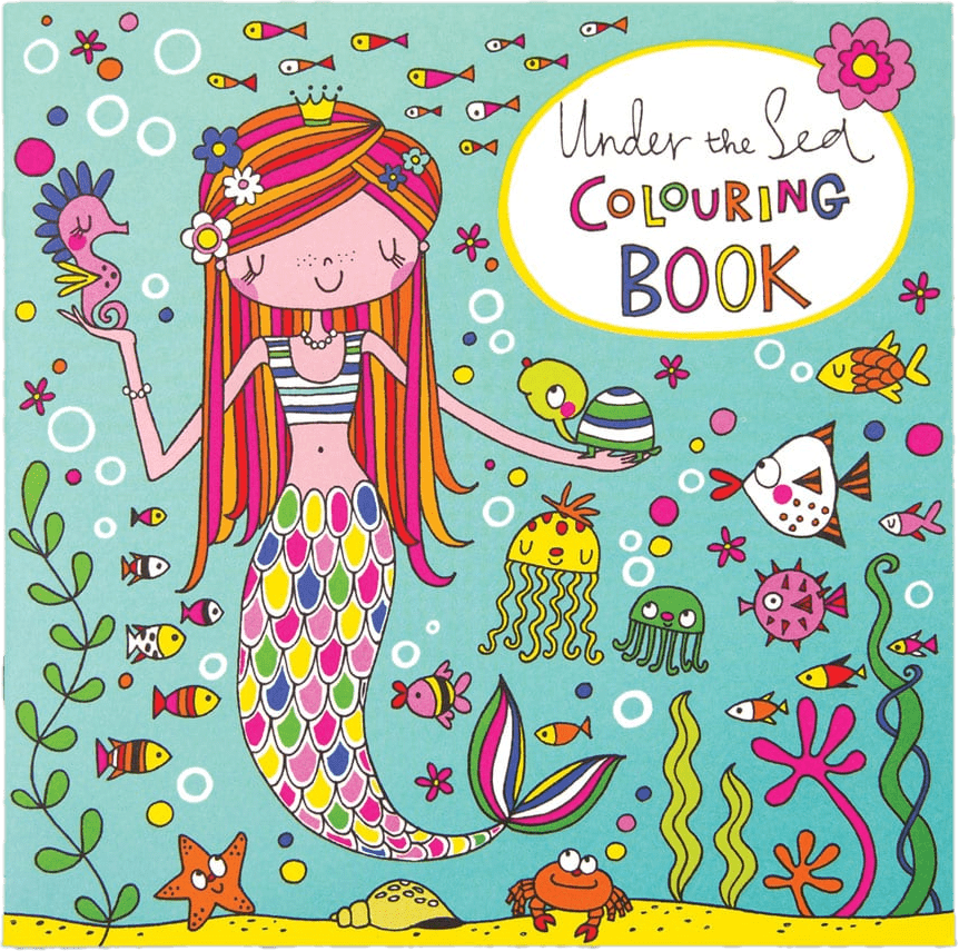Under the Sea Colouring Book by Rachel Ellen Designs - Anilas UK