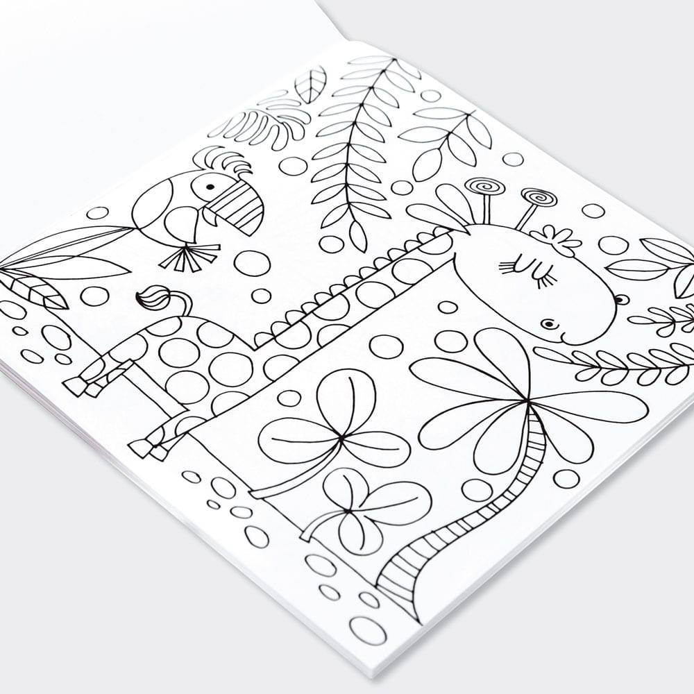 Tropical Adventure Colouring Book by Rachel Ellen Designs - Anilas UK