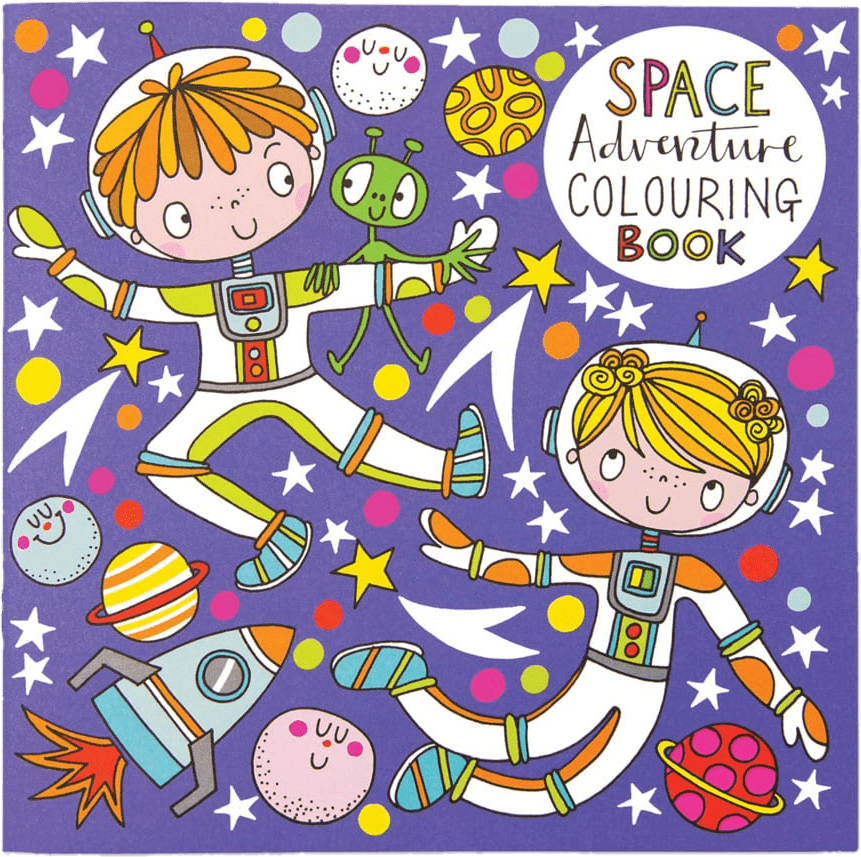 Space Adventure Colouring Book by Rachel Ellen Designs - Anilas UK
