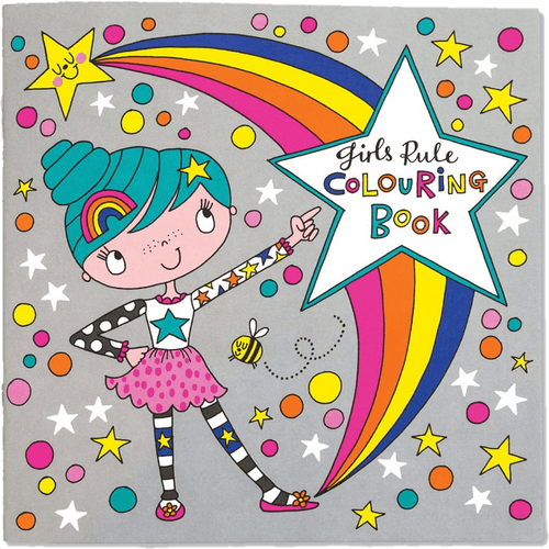 Girls Rule Colouring Book by Rachel Ellen Designs - Anilas UK