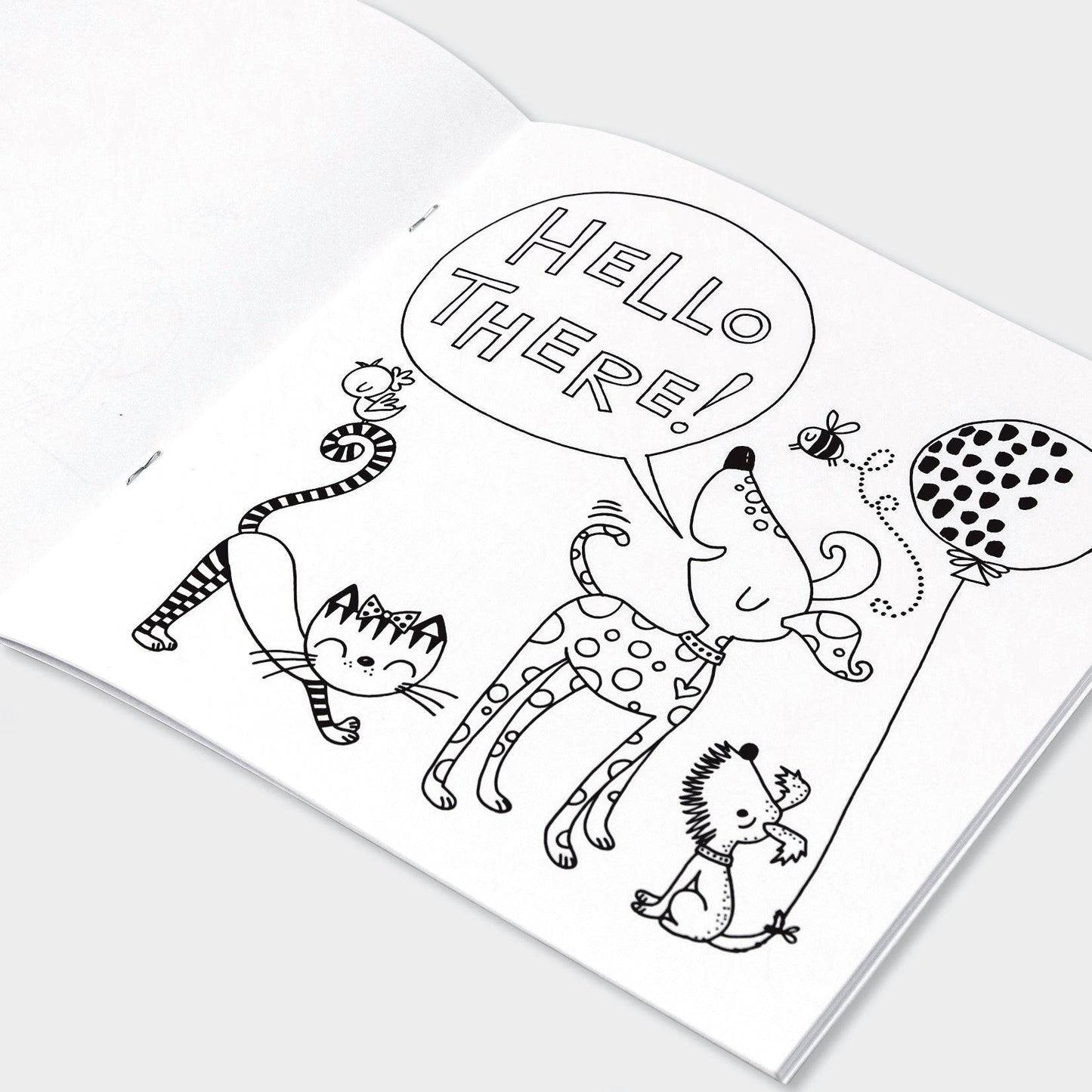Dogs & Cats Colouring Book by Rachel Ellen Designs - Anilas UK