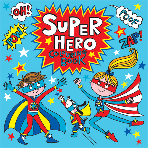 Super Hero Colouring Book by Rachel Ellen Designs - Anilas UK