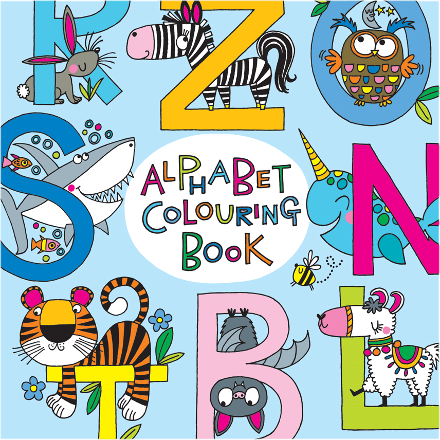Alphabet Colouring Book by Rachel Ellen Designs - Anilas UK