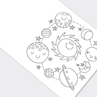 To the Moon Colouring Book by Rachel Ellen Designs - Anilas UK