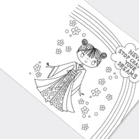 
              Cherry Blossom Princess & Friends Colouring Book by Rachel Ellen Designs - Anilas UK
            