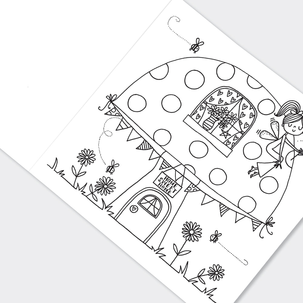 Magical Fairies Colouring Book by Rachel Ellen Designs - Anilas UK