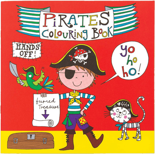 Pirates Colouring Book by Rachel Ellen Designs - Anilas UK
