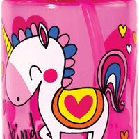 Unicorn Themed Drinks Bottle with Straw by Rachel Ellen Designs - Anilas UK