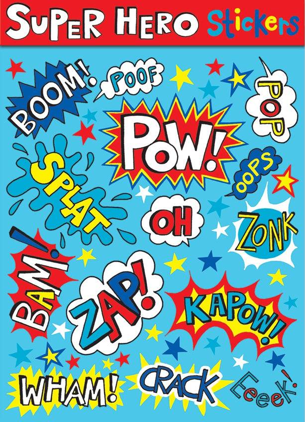 Super Hero Sticker Book by Rachel Ellen Designs - Anilas UK