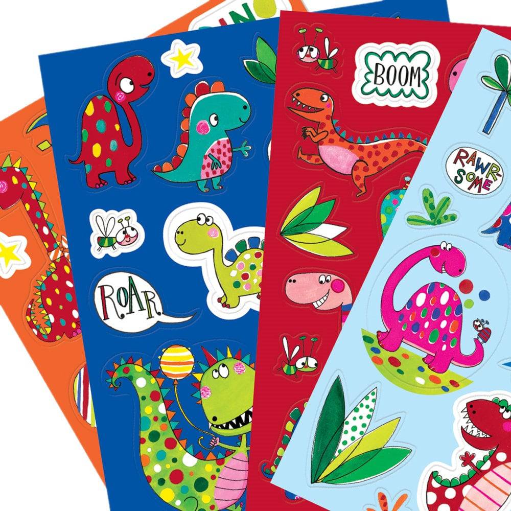 Dinosaur Sticker Book by Rachel Ellen Designs - Anilas UK