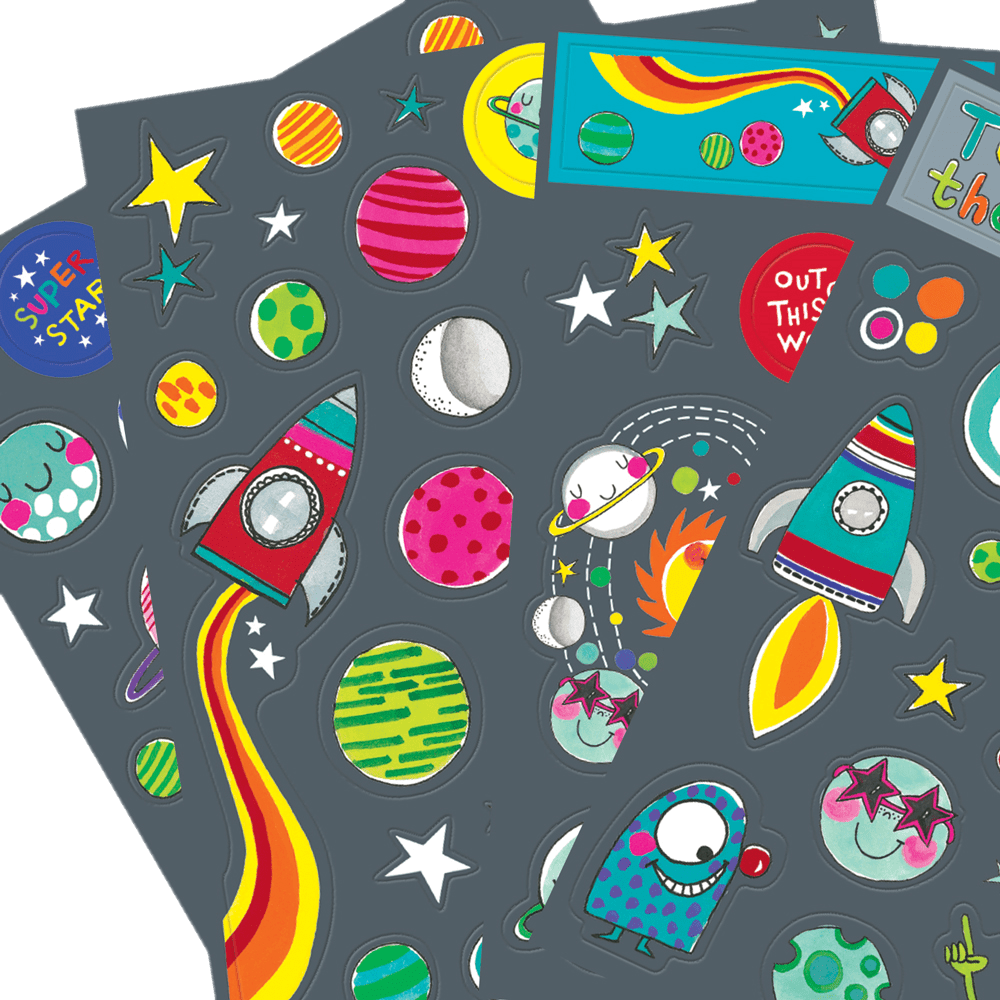 To the Moon Sticker Book by Rachel Ellen Designs - Anilas UK