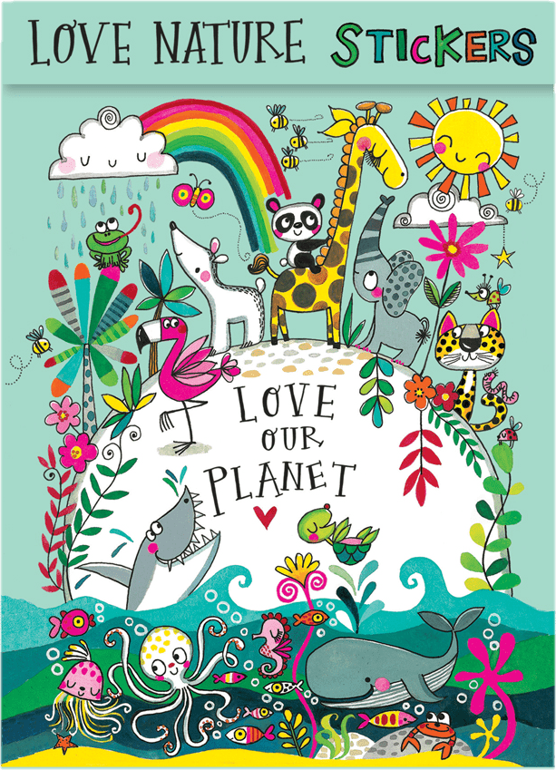 Love Our Planet Sticker Book by Rachel Ellen Designs - Anilas UK
