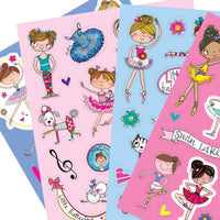 Little Ballerina Sticker Book by Rachel Ellen Designs - Anilas UK