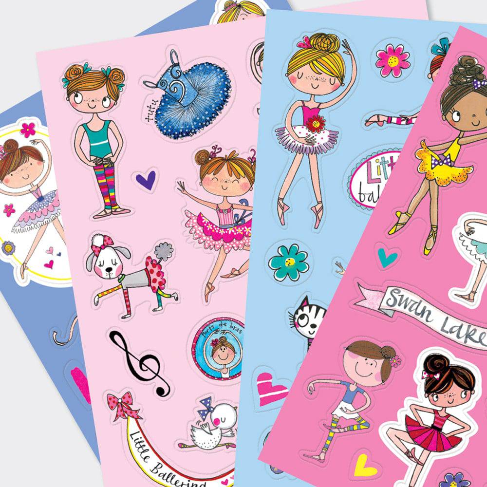 Little Ballerina Sticker Book by Rachel Ellen Designs - Anilas UK