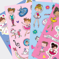 
              Little Ballerina Sticker Book by Rachel Ellen Designs - Anilas UK
            