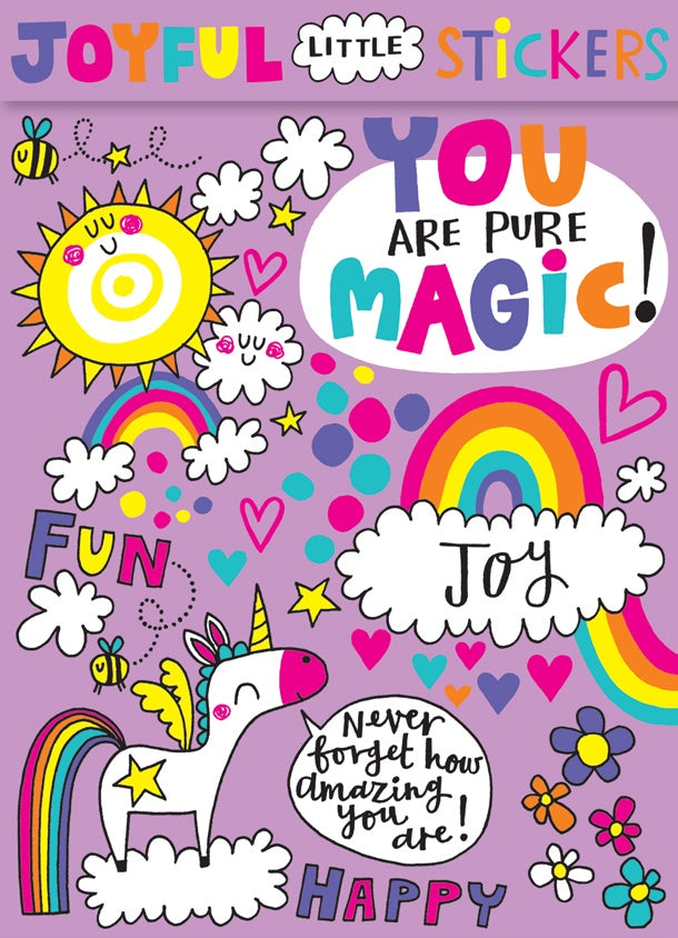 Joyful Little Stickers Book by Rachel Ellen Designs - Anilas UK