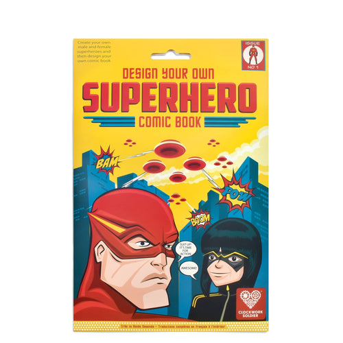 Clockwork Soldier's Design Your Own Superhero Comic Book - Anilas UK