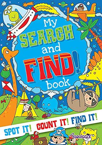 My Search and Find Book Blue - Anilas UK
