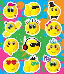 12 Smiley Sticker Sheets - Anilas UK