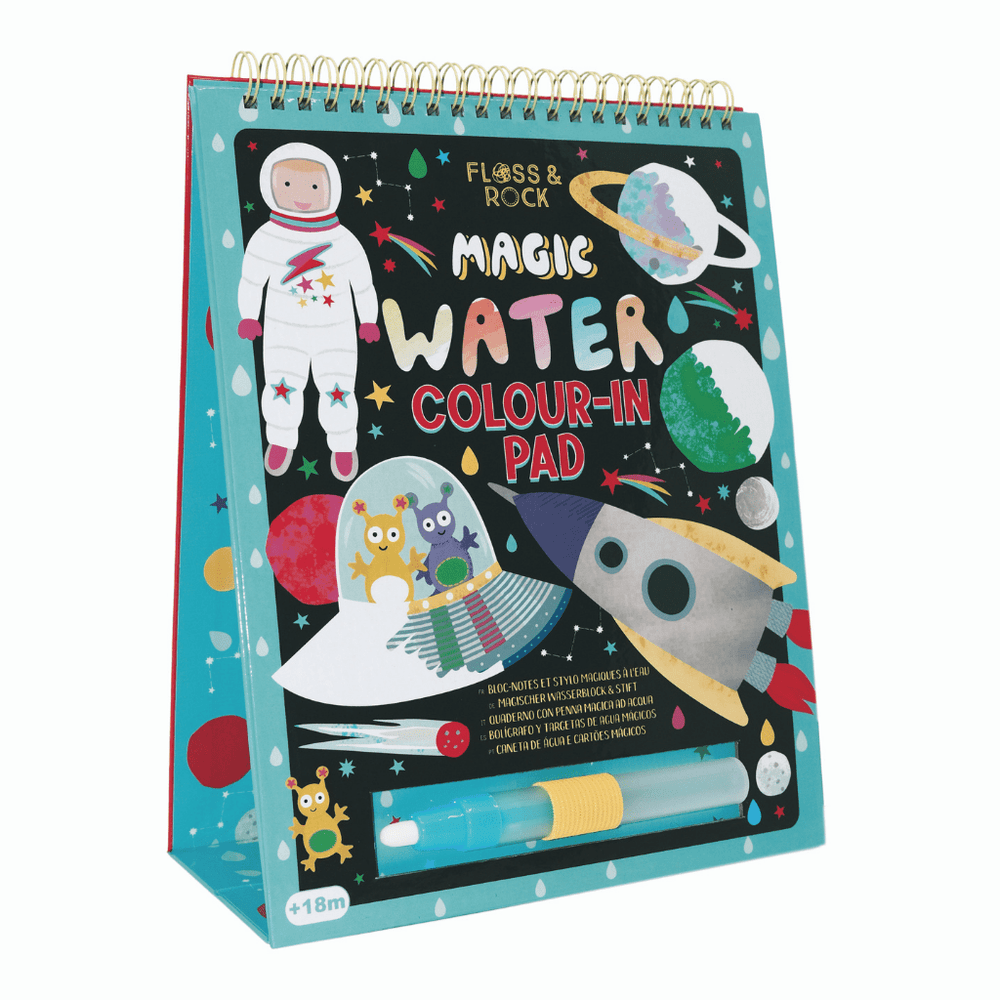 Space Magic Colour Changing Water card Easel & Pen - Anilas UK