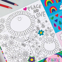 
              Magical Fairyland Sticker Scene & Colouring Book by Rachel Ellen Designs - Anilas UK
            