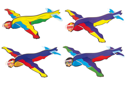 12 Superhero Gliders - Anilas UK