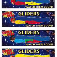 12 Superhero Gliders - Anilas UK