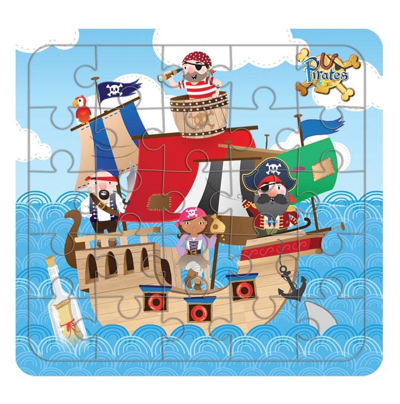 12 Mini Pirate Themed Jigsaw Puzzles - Anilas UK