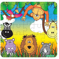 12 Mini Jungle Themed Jigsaw Puzzles - Anilas UK