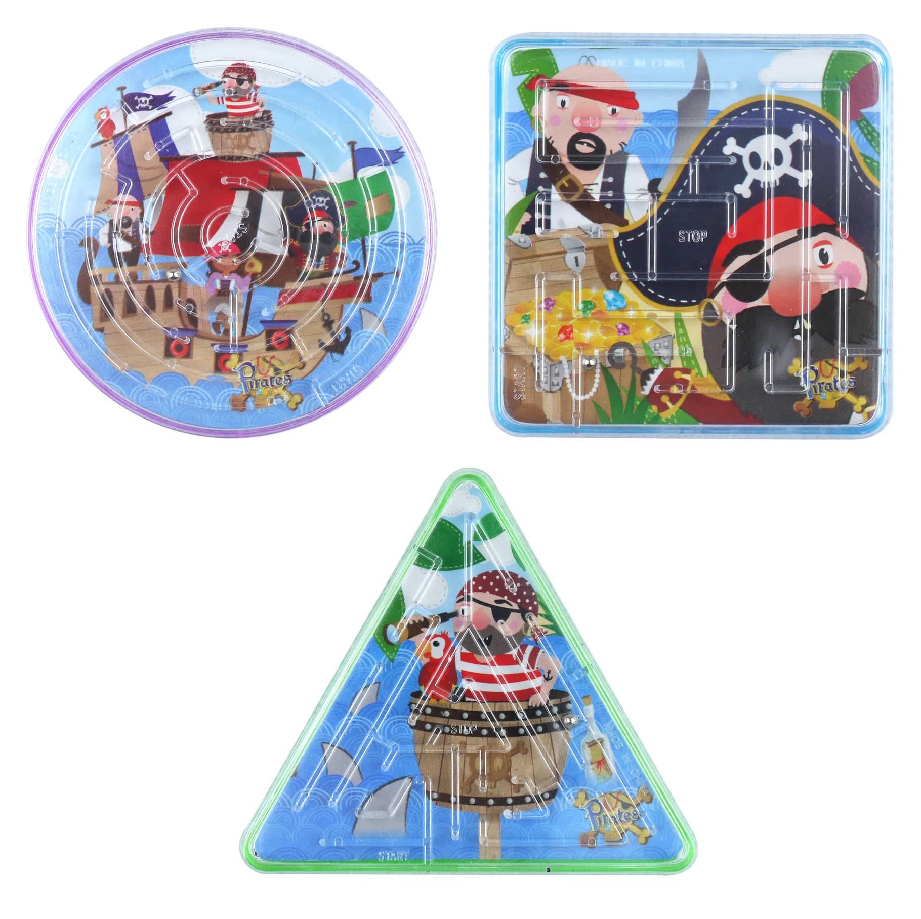 Pirate themed 12 Party Bags with Fillers - Anilas UK