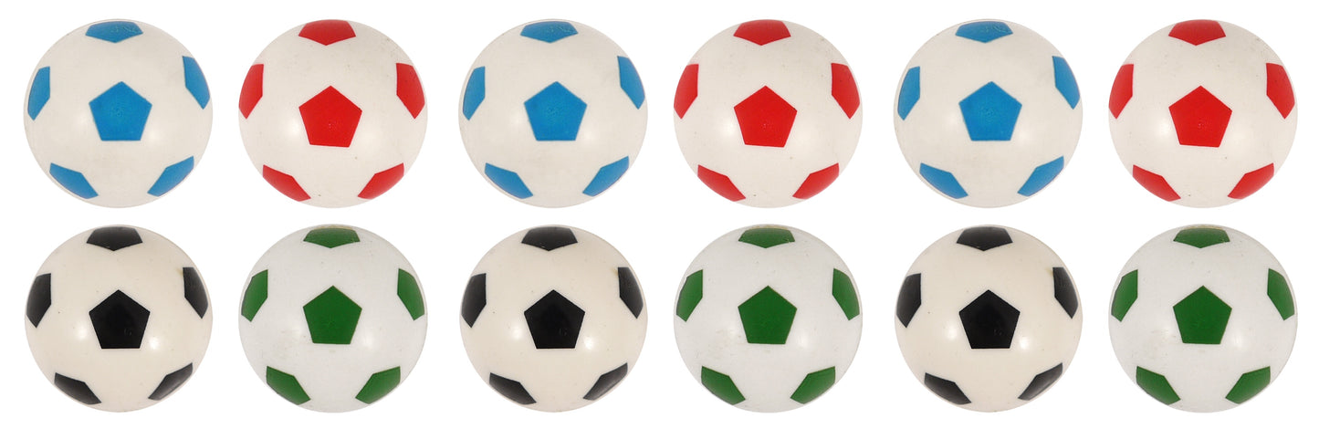 Football Bouncy Balls (Set of 12) - Anilas UK