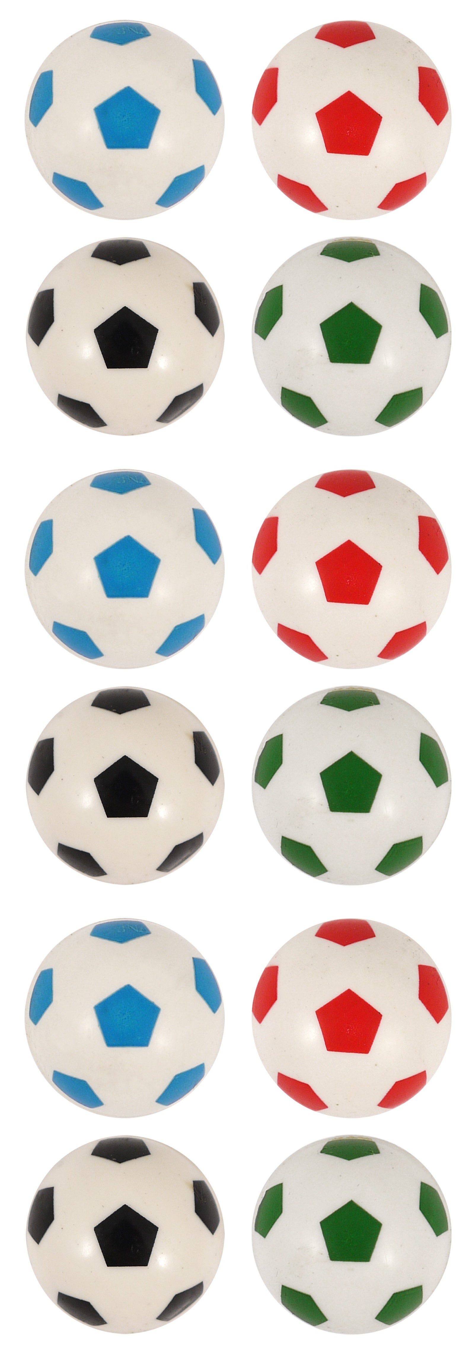 Football Bouncy Balls (Set of 12) - Anilas UK