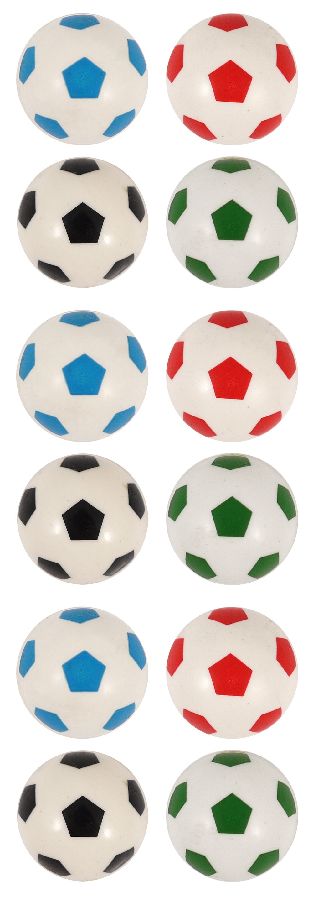 Football Bouncy Balls (Set of 12) - Anilas UK