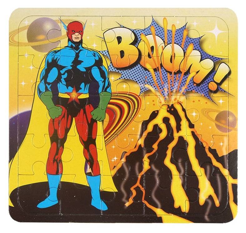 12 Mini Superhero Themed Jigsaw Puzzles - Anilas UK