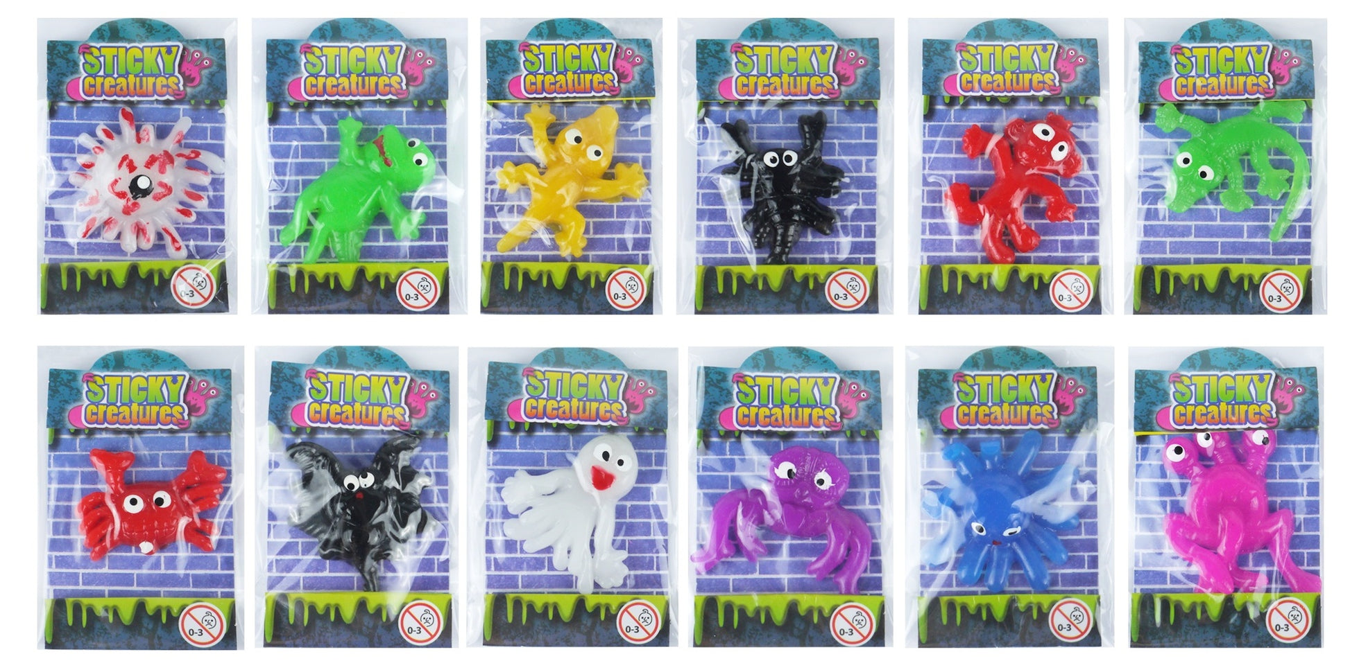 12 Sticky Creatures - Anilas UK