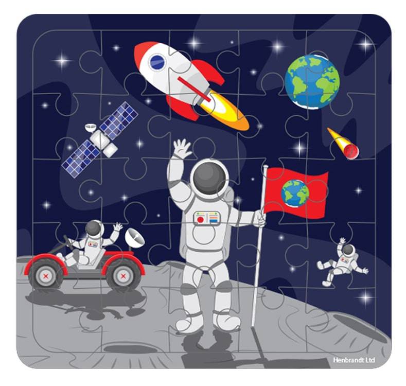 12 Mini Space Themed Jigsaw Puzzles - Anilas UK